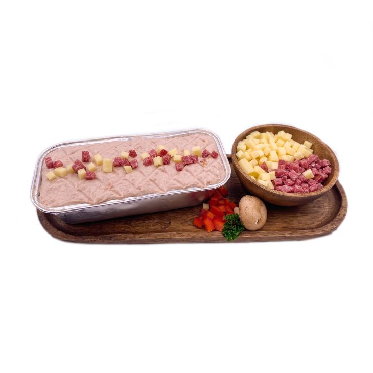 Pizzafleischk&auml;se zum selber Backen